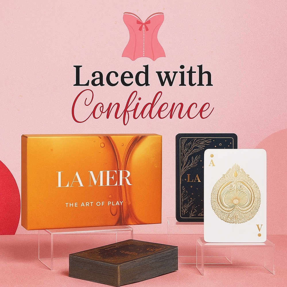 La Mer Gold Foil Art of Play Limited Edition Playing Cards Dual Deck Set RARE